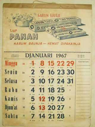 Jangan buang Kalender 2016 anda. Karena bs jd barang langka. Kalender 2017 ternyata sama dengan Kalender 1967. <a href="/PartaiSocmed/">#99</a> <a href="/pirateparty_ID/">Bajaklaut Indonesia</a>