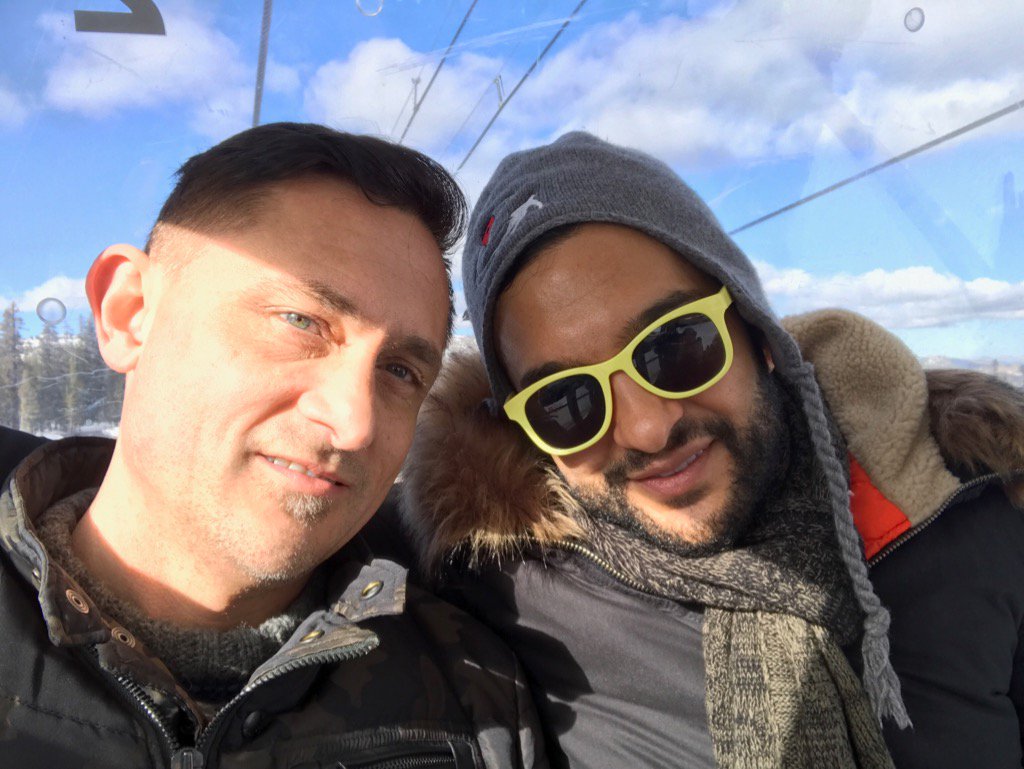 RiKinLA's tweet photo. One of us lived in Denver most of his life. One of us gets cool easily. #guesswhichiswhich https://t.co/YcwC29WRdv