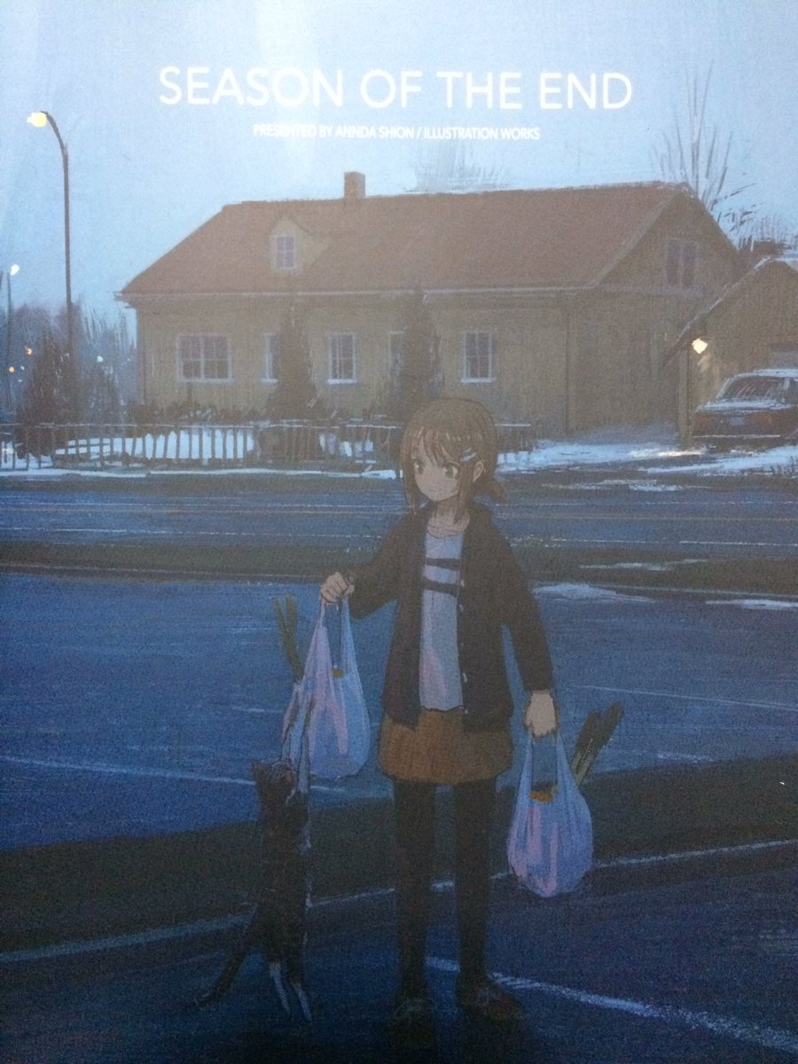 あがね No Twitter コミケで買った物 Lain 灰羽連盟の安倍吉俊を彷彿とさせる素朴な女の子が印象的 平和な日常風景から 銃が当然にある 退廃的な世界観に一転し心を打たせる イラストのレイアウト 順番がよく考えられているなと感じた カチューシャのイラストと表紙が