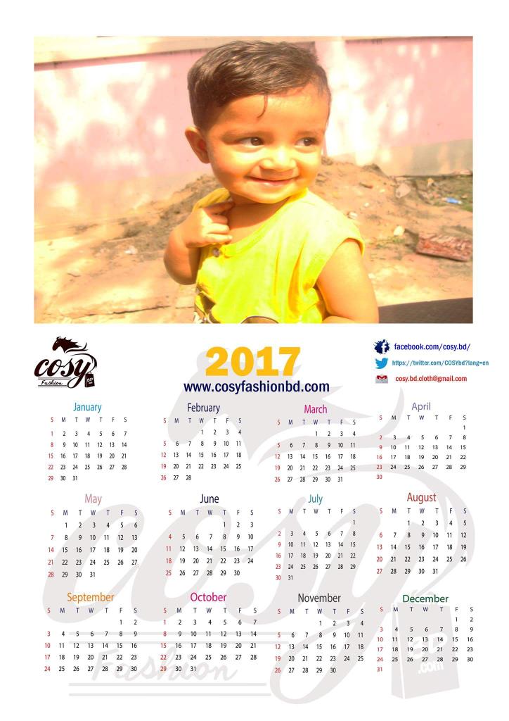 COSYbd's tweet image. New year calendar from #Cosy_Fashion