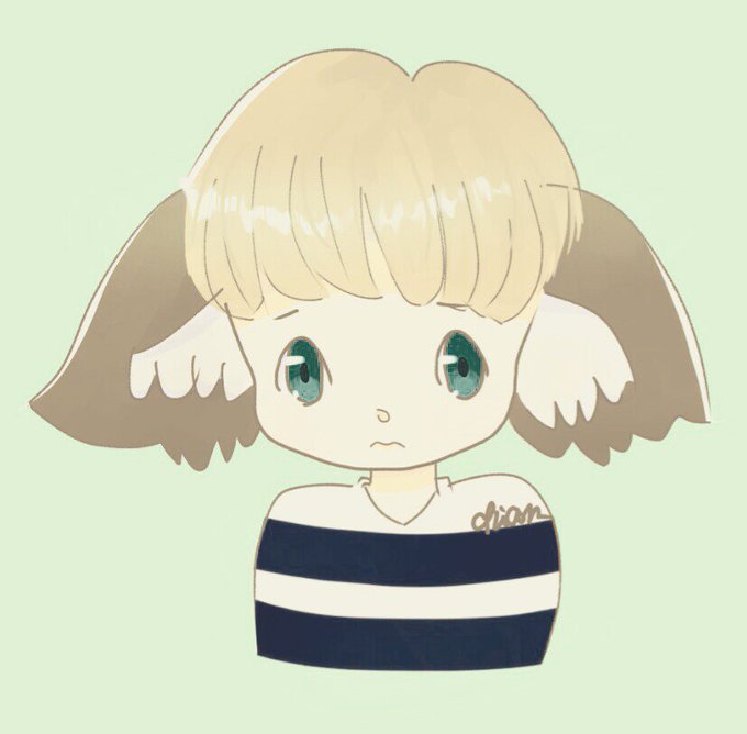 Chian チアン 羽ではないです 耳です 書き初め 17 書き初め イラスト 描いてみた 絵描きさんと繋がりたい T Co Unw0dq64dq Twitter