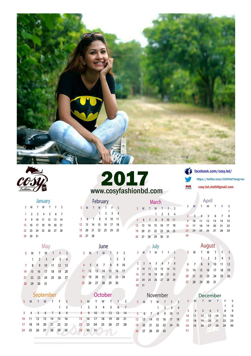 COSYbd's tweet image. Cosy fashion new year calendar...