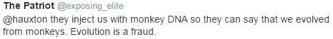 Nos inyectan ADN de mono para poder decir que evolucionamos a partir de los monos. La evolución es un fraude.