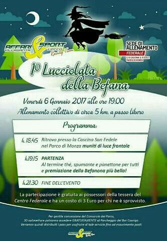 Maiocchi62's tweet photo. Esagera! 6 gennaio #CamminatadellaBefana #Desio il mattino https://t.co/6253DEVGs1 più #Lucciolata #Monza la sera https://t.co/Tz4cBp8k4i https://t.co/qdwhGeslRg