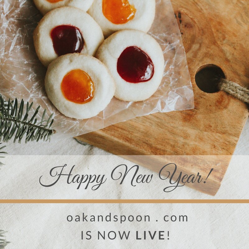 oakandspoon's tweet photo. It's live! 🎉 #Hello2017 and Hello @oakandspoon ! #GlutenFree #Recipes https://t.co/HjmnRuOWcQ