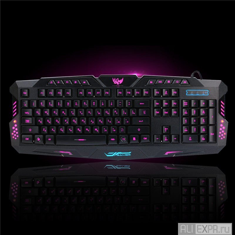 AliExpr's tweet image. Клавиатура с Русской раскладкой aliexpr.ru/russian-led-ba…