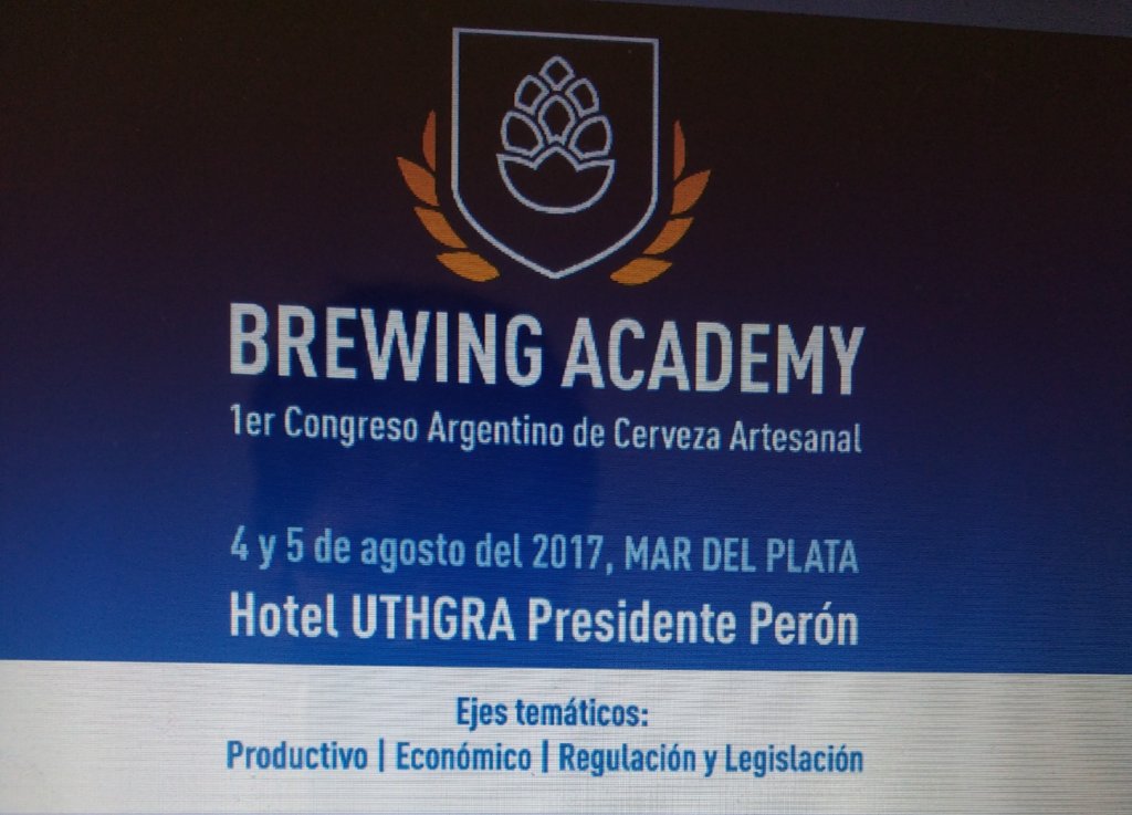 mundocerveza's tweet photo. Ya tiene sedel eln1er congreso argentino de cerveza artesanal
https://t.co/I20RbRPp60 https://t.co/X6BHSwIrFl