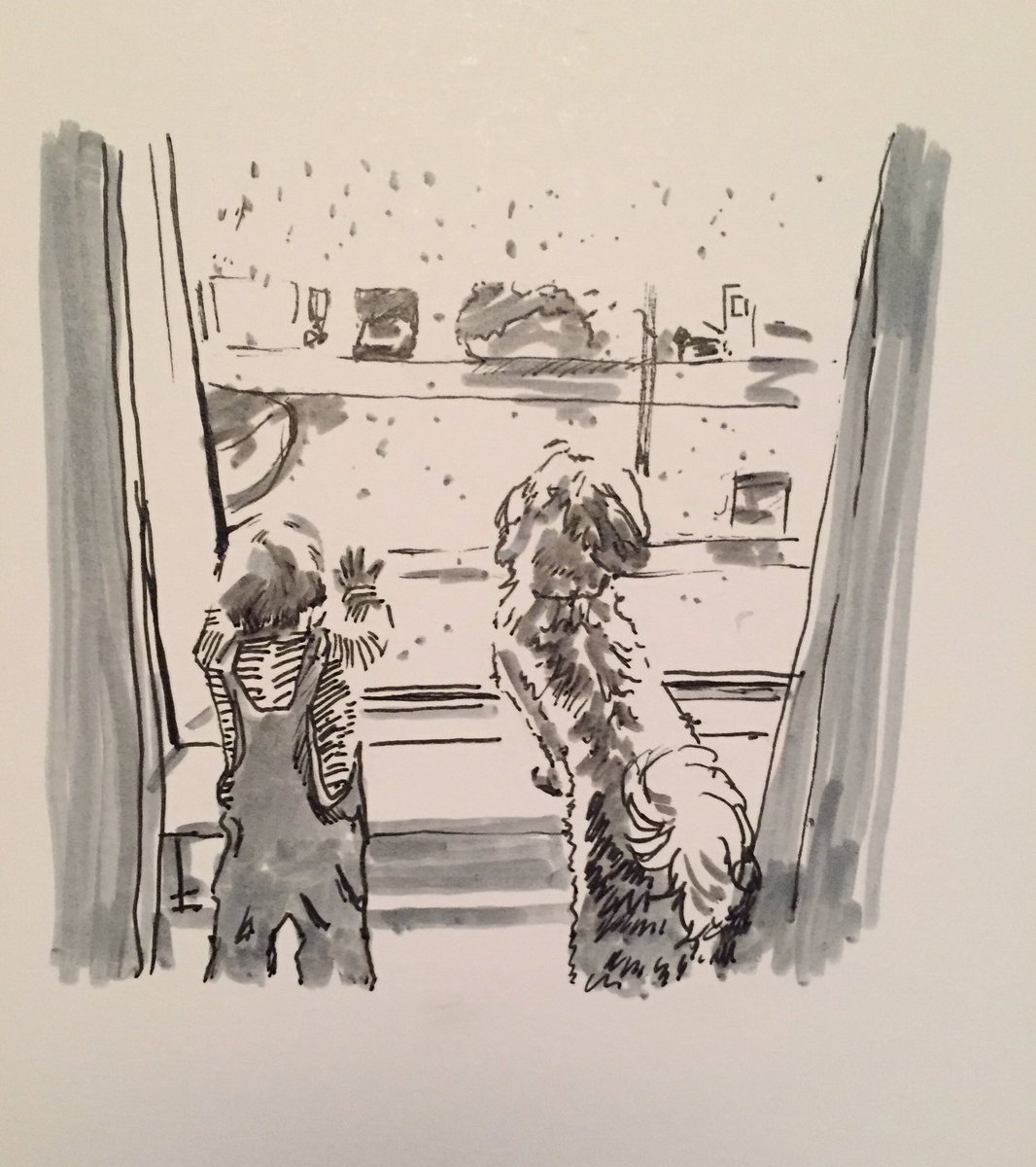 Teckmanart's tweet image. #lastof2016 and #firstof2017 #animalcreatives #animalart #pets #dogs #drawing #painting