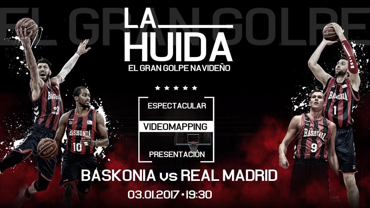 Baskonia's tweet photo. Disfruta de 2 entradas VIP vs @RMBaloncesto Síguenos y RT. ¡Sé partícipe del ambientazo que viviremos en el Buesa! https://t.co/iwIBQw3Mbt https://t.co/Cnnz00PxvJ