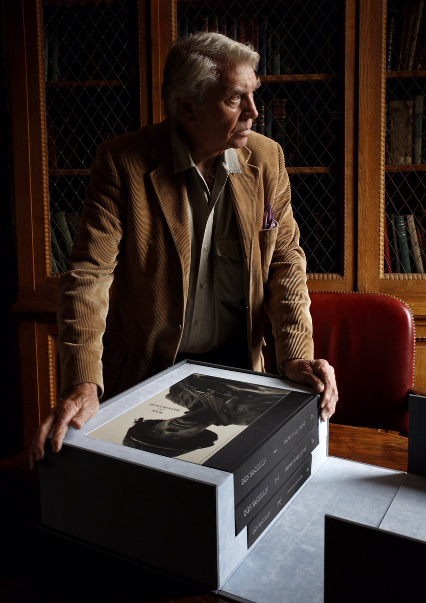 Be amongst the first to purchase Don McCullin's three volume Irreconcilable Truths at bit.ly/2fxr6Ps Portrait by <a href="/ktjanewood/">Katherine Jane Wood</a>