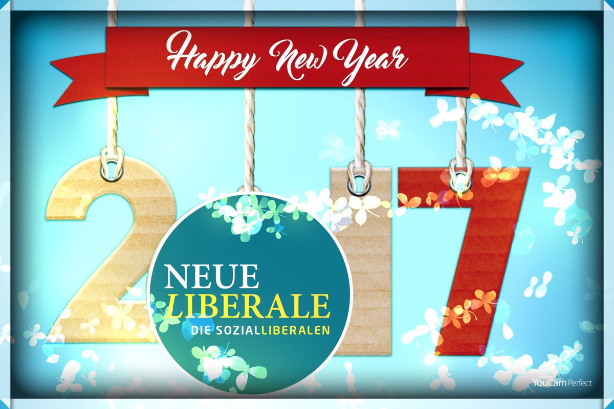 Ein frohes neues Jahr und #Willkommen2017. Unser guter Vorsatz für 2017: Deutschland sozialliberaler machen. #HAPPYNEWYEAR  #NeueLiberale