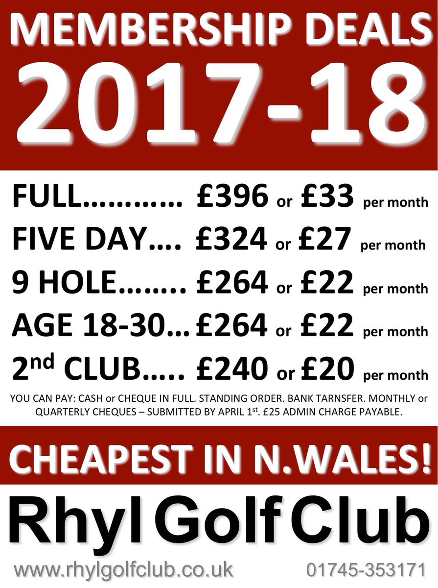 Rhyl Golf Club tweet media