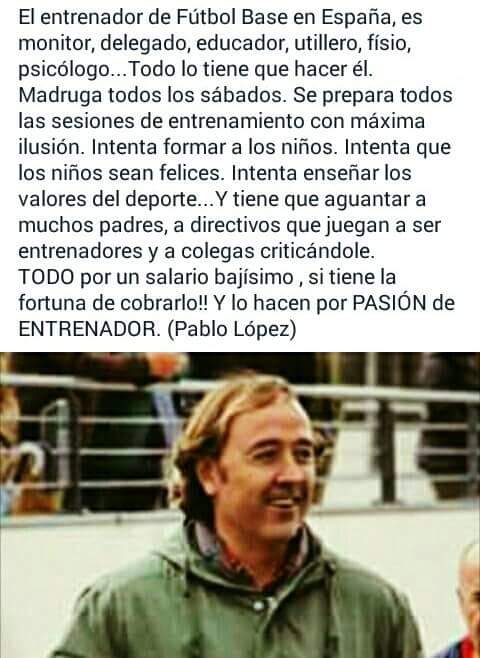 pablolopez111's tweet photo. Empieza otro año.
Mi máximo RESPETO a todo entrenador de Fútbol Base. https://t.co/UAhUF2idTk