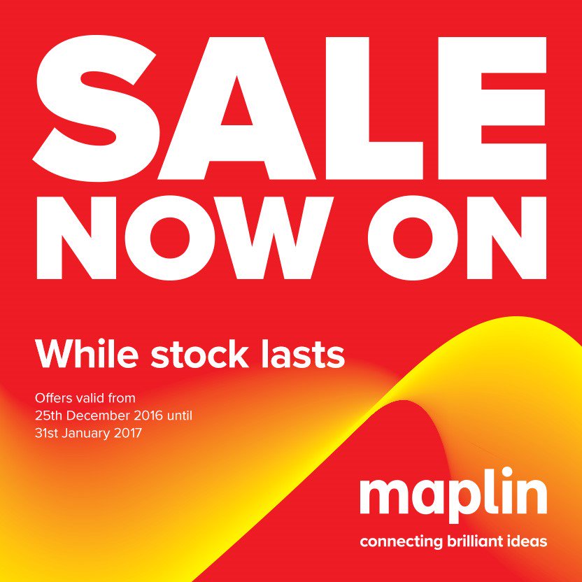 maplintweet's tweet photo. Happy New Year! Kick 2017 off with some great savings on the best tech >> https://t.co/HsUzbIvyh2 https://t.co/mvF3u8agPw