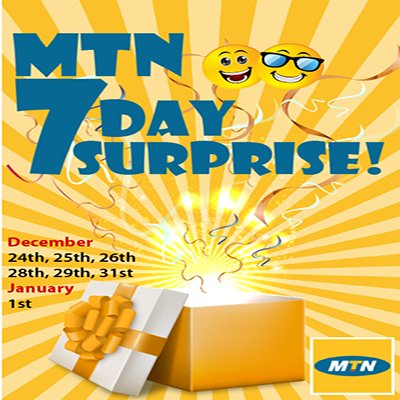 MTN180's tweet image. Before we commence, here are the rules and our Avatar if you have not changed yours.
#MTN7DaySurprise