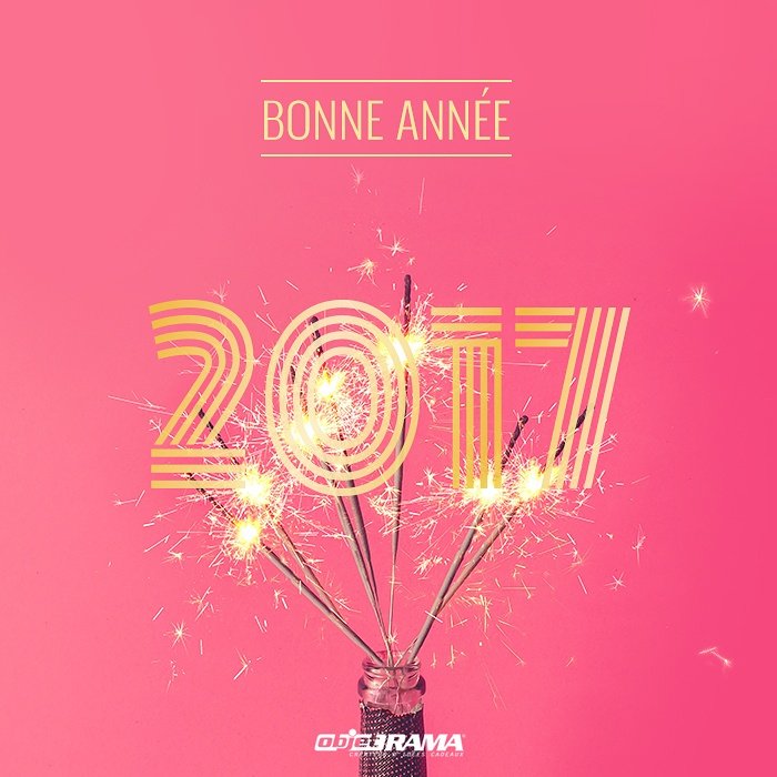 objetrama's tweet image. Toute l'équipe d'#ObjetRAMA  vous présente ses meilleurs vœux pour cette nouvelle année ! #BonneAnnee #2017