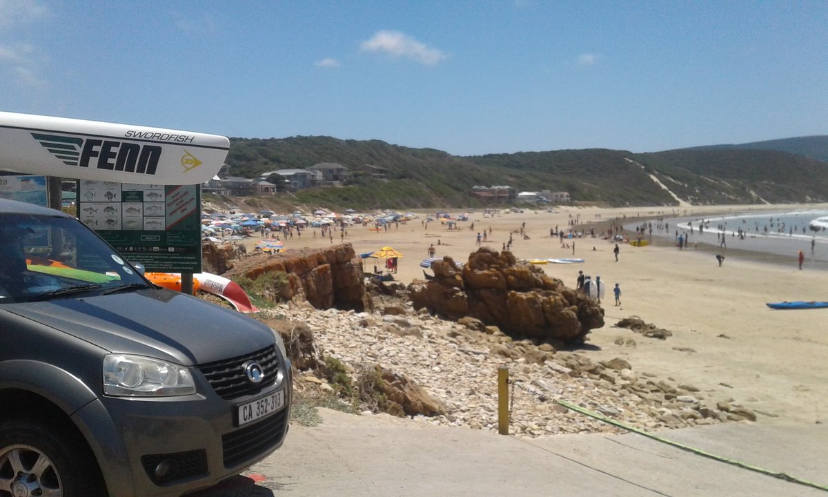 Quick paddle at picture perfect Buffalo Bay beach #fenn #gardenroute  #buffs #knysna