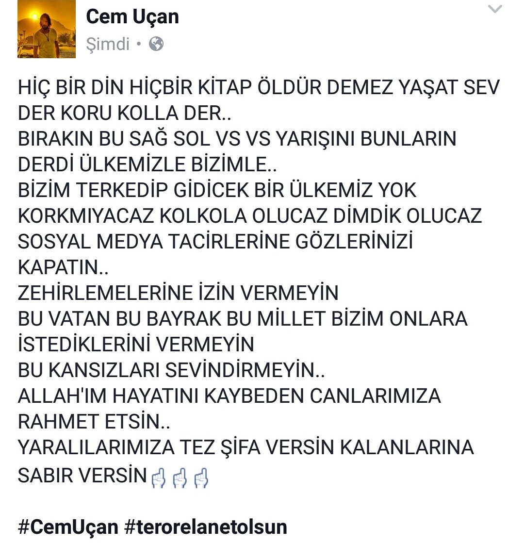 #CemUçan #Reina #terorelanetolsun