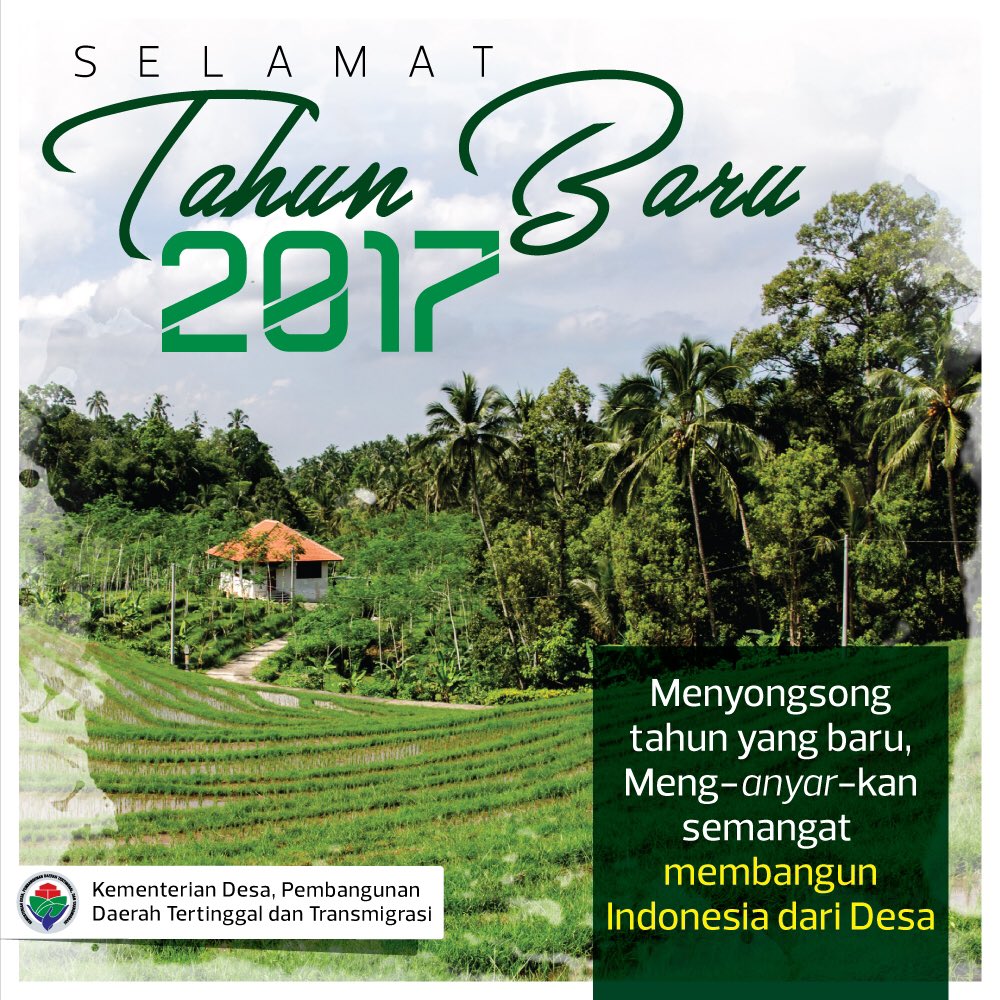 EkoSandjojo's tweet photo. Selamat Tahun Baru 2017. Semoga kita semua lebih baik dari tahun sebelumnya.... https://t.co/es8t21S1WA