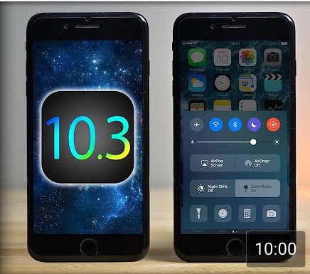 Версия ios 10