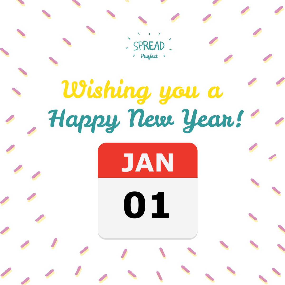 spreadprojectid's tweet image. It&apos;s that time of the year again and we&apos;re wishing you a happy new year! #SPREADingInspiration