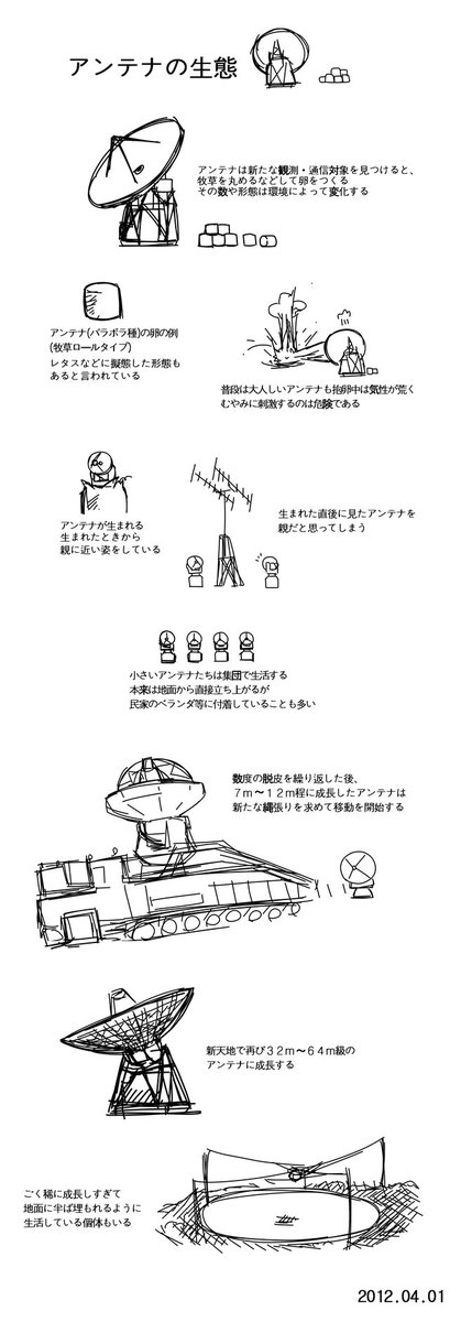 でんしゃはわからないけど、アンテナは卵生だと思います (※個人の見解です) 