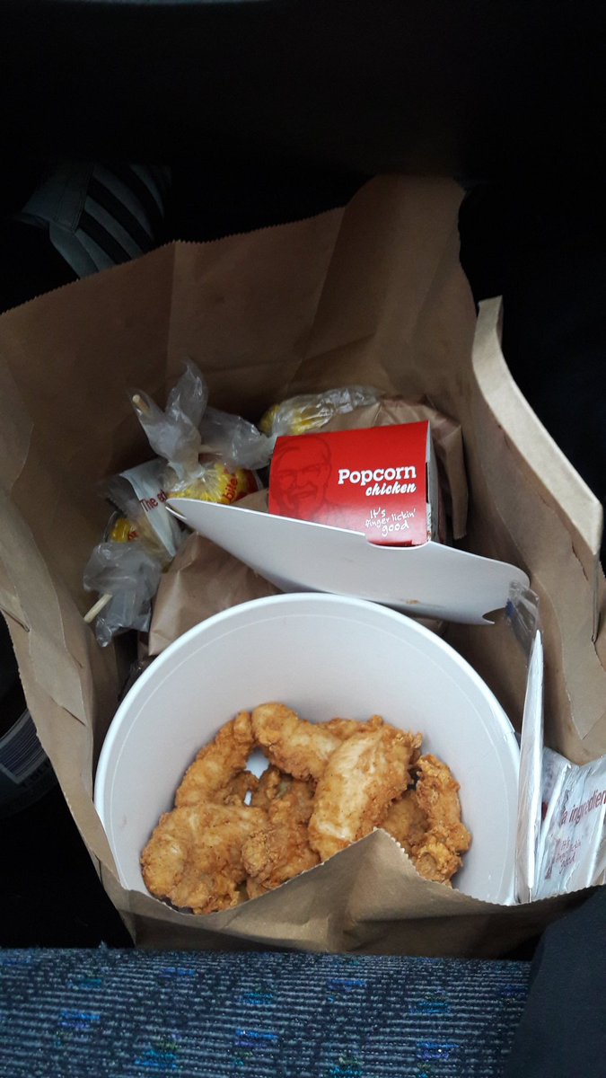 CrowleyDzn's tweet photo. @BBCR1 My 2017 has consisted of driving 10 miles to get a KFC to cure the hangover #ladpoints #hungover #chickenisbae https://t.co/X5cFnafhoh