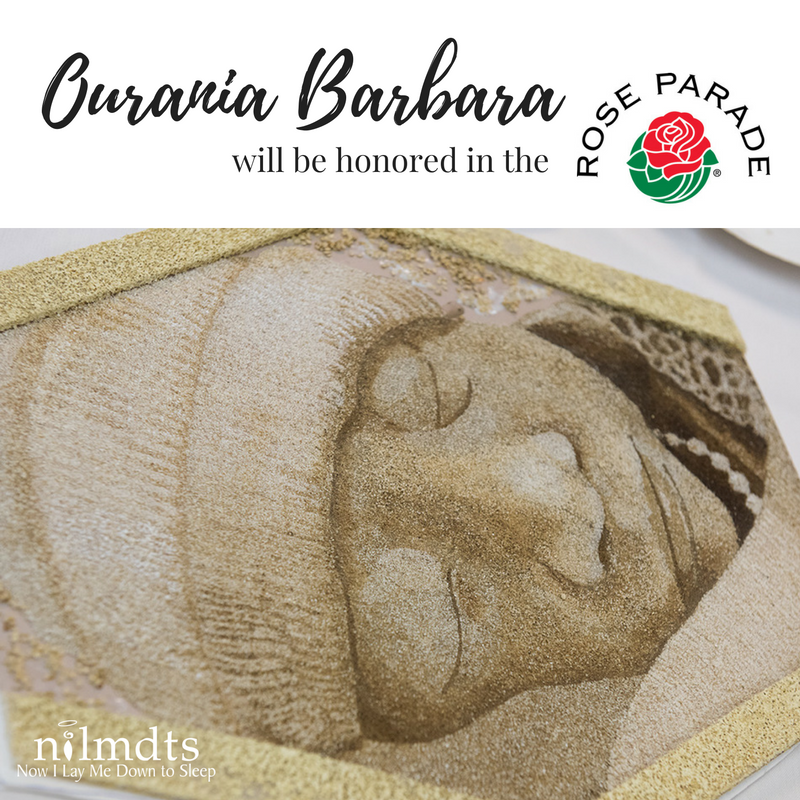 nilmdtsremem's tweet photo. Read about how Ourania Barbara will be honored today on the Donate Life float at the Rose Parade https://t.co/wGZaiM3iq3 https://t.co/FycWExrcIp