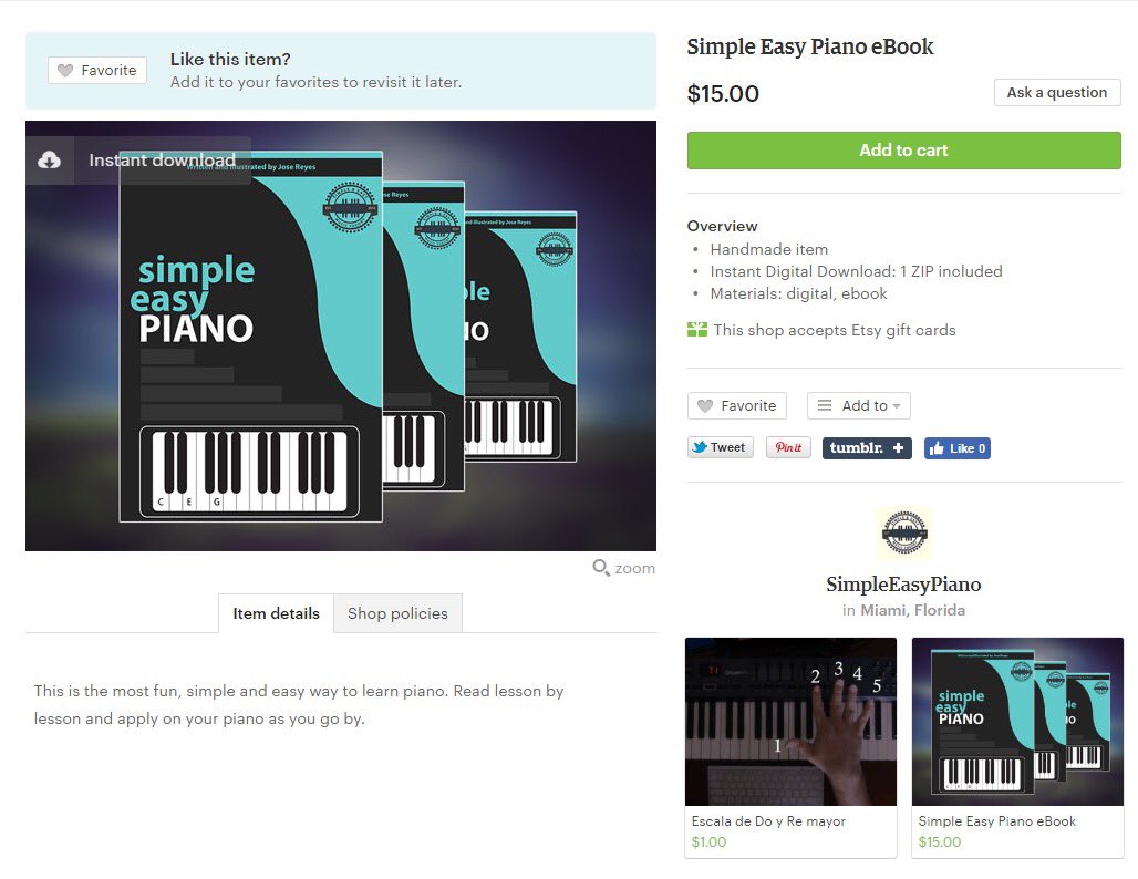 SalterioChords's tweet photo. 2017 is the year you reach your dream of being the best musician possible! Get your copy today! #piano #lesson #ebook #2017 #happynewyear https://t.co/z3iCh7LbkZ