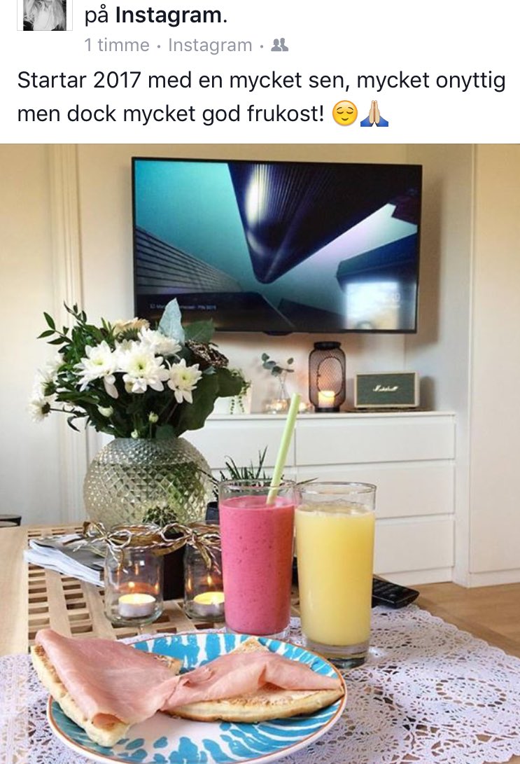 MEN HÅLL KÄFTEN med dig. Det är en helt vanlig frukost. En mackjävel. Inte 4 redbull, en karta tramadol och två påsar chips direkt