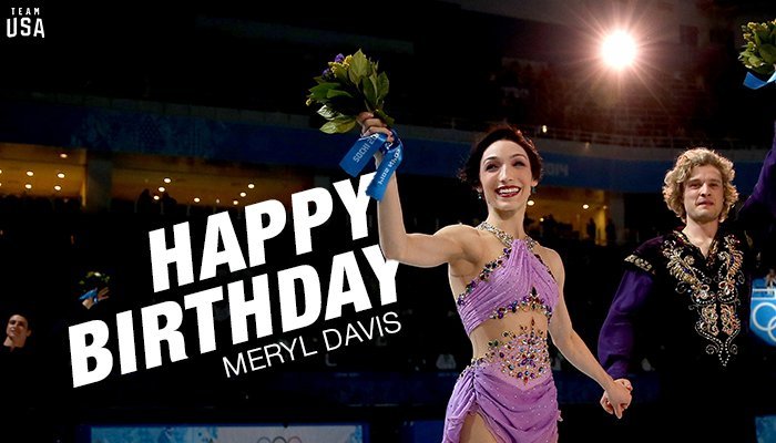 Happy birthday to the amazing and talented Meryl_Davis! More:  