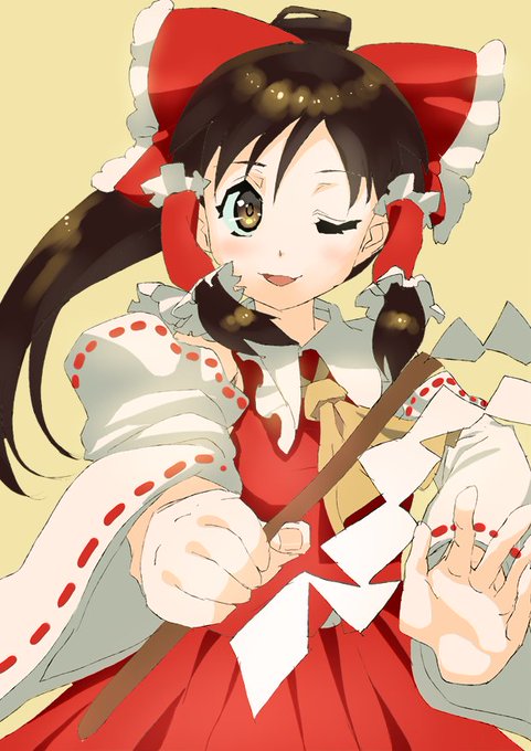 #深夜の真剣お絵描き60分一本勝負
霊夢
あけましておめでとうございます 