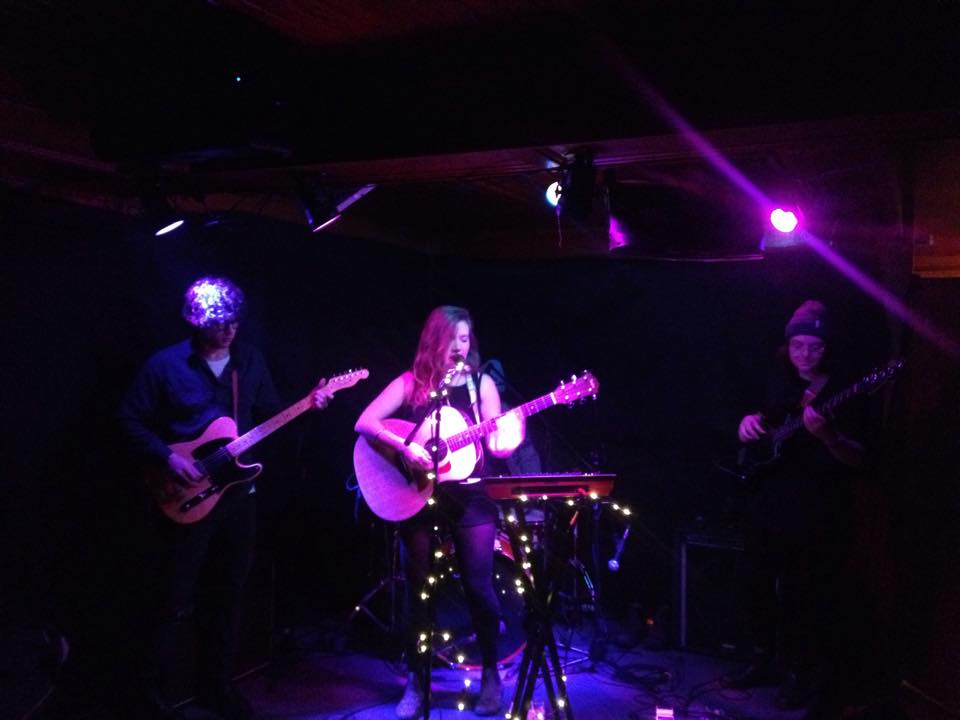here we all are at the peter easton. you can hardly see him but that's <a href="/stevenoise/">Steve Maloney</a> on the kit in his trademark hat&amp;sweater. i love my bandxo