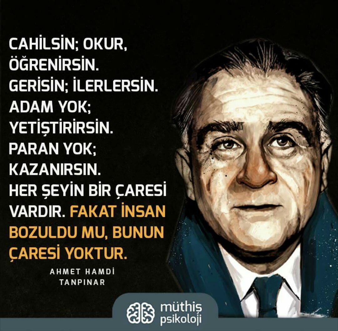 İnsan bozuldu mu, bunun çaresi yoktur...