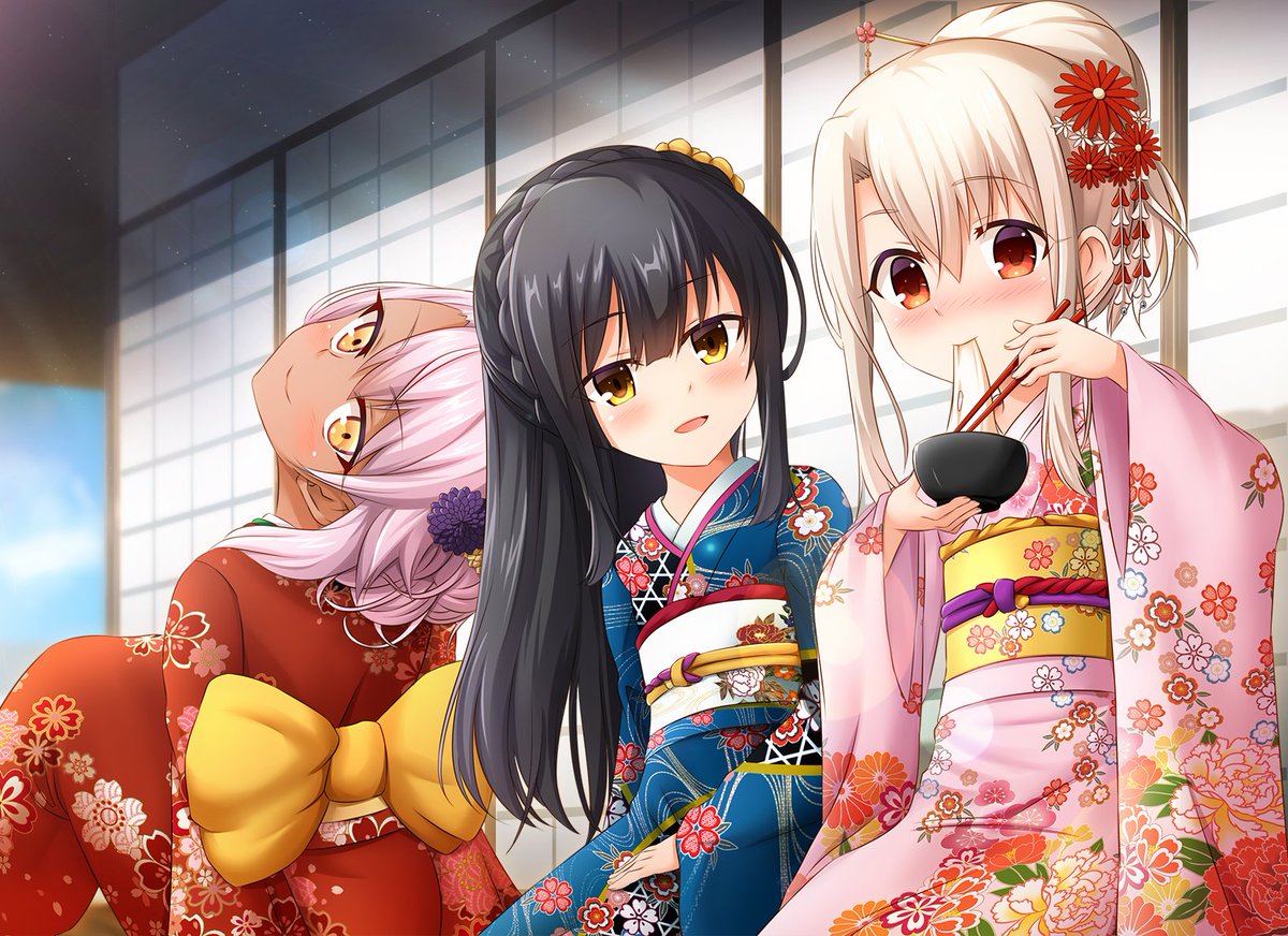 silver_corn's tweet photo. 新春、初イリクロ美遊！
今年もイリヤたち描いていきます！
#プリズマイリヤ https://t.co/9pQBGOTTx7