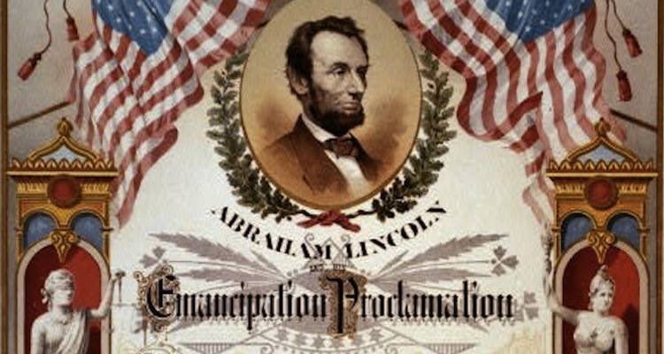JusticeWillett's tweet image. OTD 1863—
Abraham Lincoln issued the Emancipation Proclamation, declaring slaves in rebel states "then, thenceforward, and forever free."