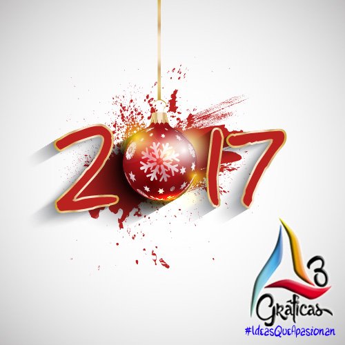 a3graficas's tweet photo. Bienvenido 2017!!!
Que este nuevo año este lleno de bendiciones! Todos juntos a construir el País que deseamos!!! ¡ A TRABAJAR ! https://t.co/pThotC2FPc