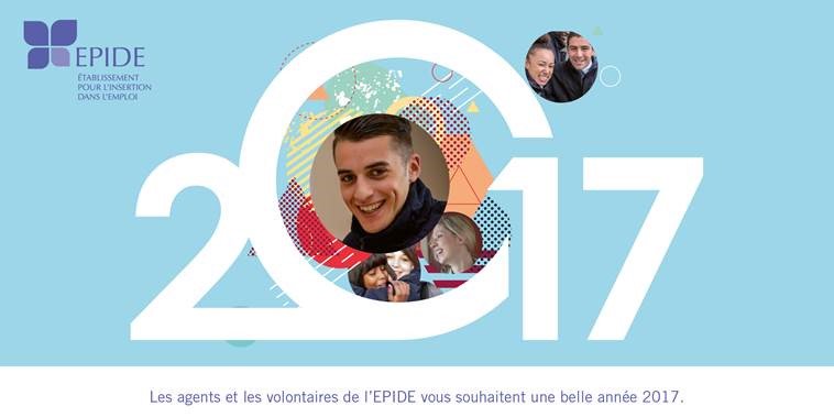 L'EPIDE vous souhaite une belle et heureuse année 2017 !!! 🍾 🎉