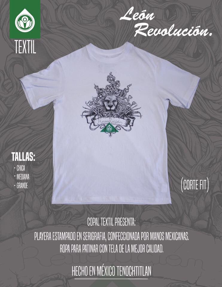 CopalPatinetas's tweet photo. Playeras #LeónRevolución un clásico de #CopalTextil. #Skate #México en dos colores. Impresión en Serigrafia, Info: CopalPatinetas@gmail.com https://t.co/eRhIkX3sh2
