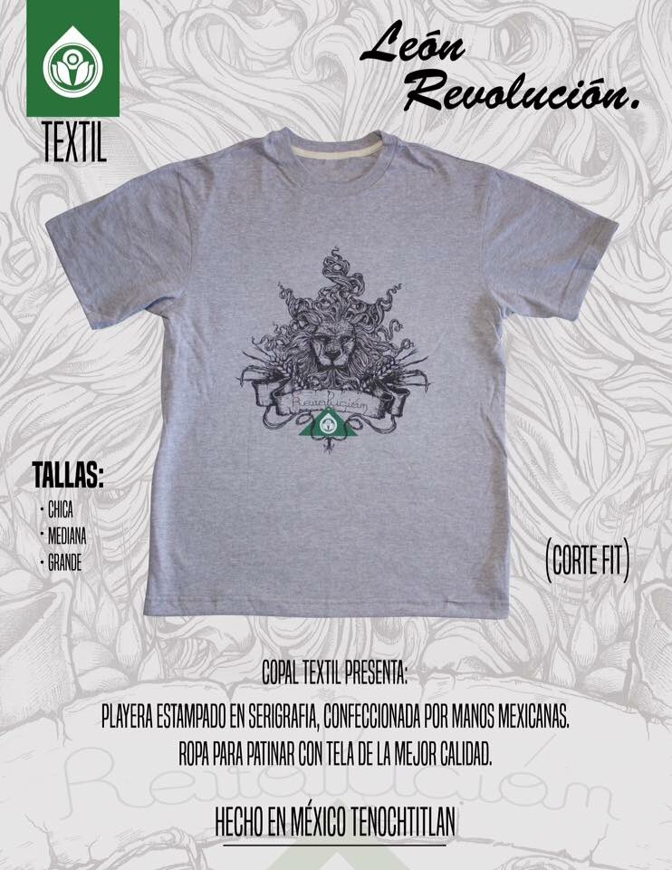 CopalPatinetas's tweet photo. Playeras #LeónRevolución un clásico de #CopalTextil. #Skate #México en dos colores. Impresión en Serigrafia, Info: CopalPatinetas@gmail.com https://t.co/eRhIkX3sh2