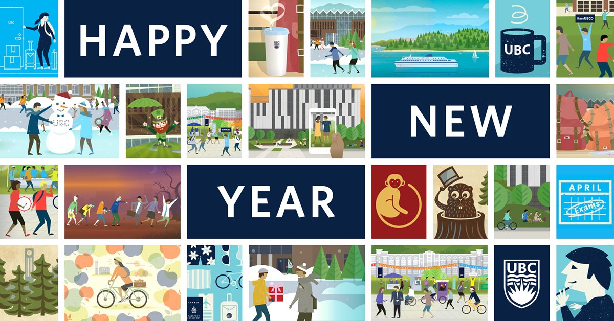 UBC's tweet photo. Happy New Year to all of our students, faculty, staff, alumni and friends! #UBC https://t.co/VMkbQEnGqx