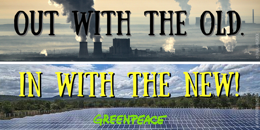 greenpeaceusa's tweet photo. Fossil fuel execs and climate deniers can't stop this movement. #gorenewables #keepitintheground https://t.co/fJPJ9wJyWD
