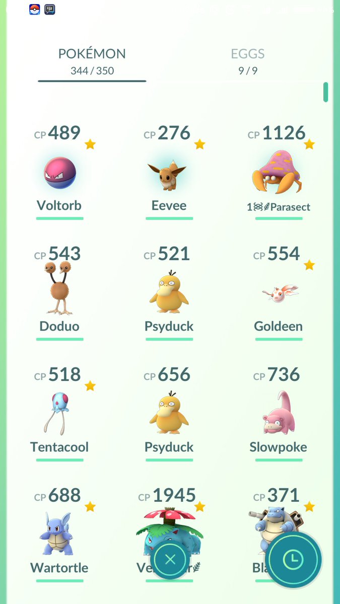 AdiHrt15's tweet photo. @trnrtips catching n hatching 100% IV eevee and voltorb on 1st jan 2017 :D https://t.co/UbuIcrJbWw