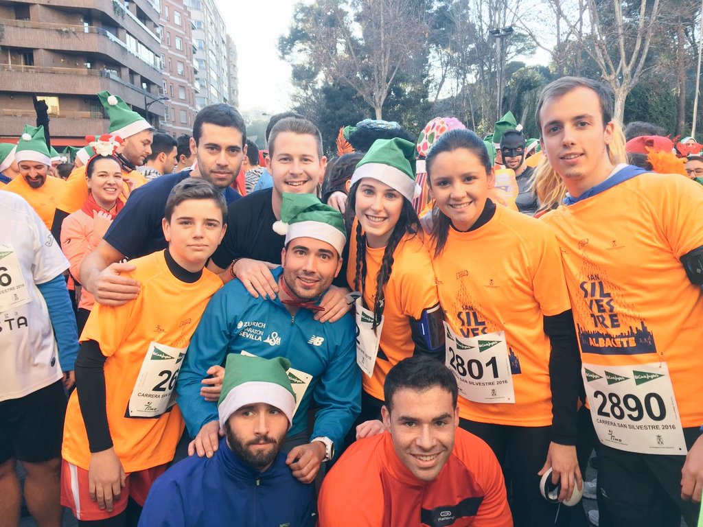 Aquí tenemos algunas de nuestras GACELAS en la #sansilvestrealbacete.