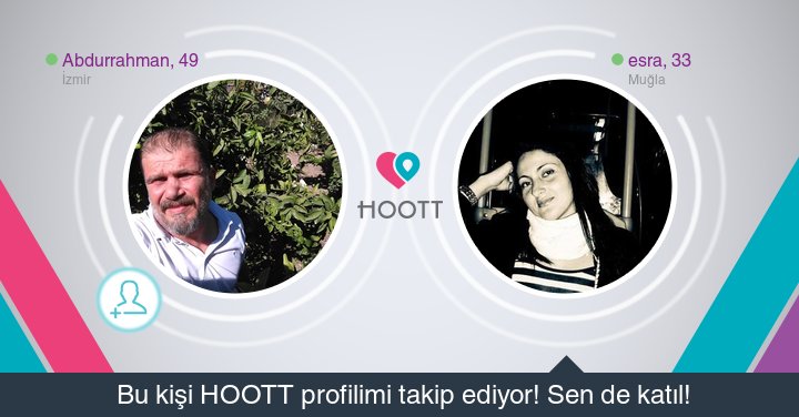 #HOOTTapp HOOTT süper! Takipçilerime gözat hemen. HOOTT ile eğlen! goo.gl/jPUaB0