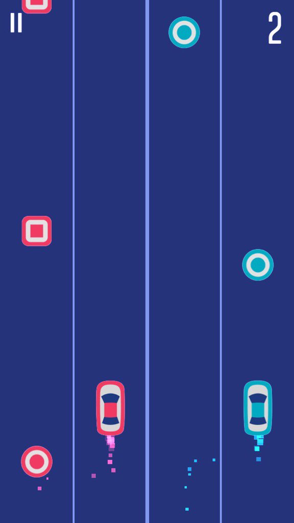 OMG! I scored 2 points in the #2Cars game on iOS itunes.apple.com/app/id93683919…🙏