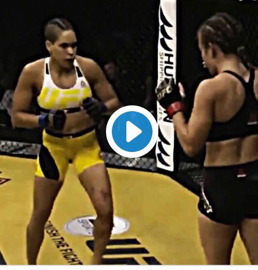 DaytonaGreg's tweet image. Pretty clear #RondaRousey was beaten by "a dude".  If that's NOT a MAN, I don't know what is. #RondaVSAmanda  #UFC