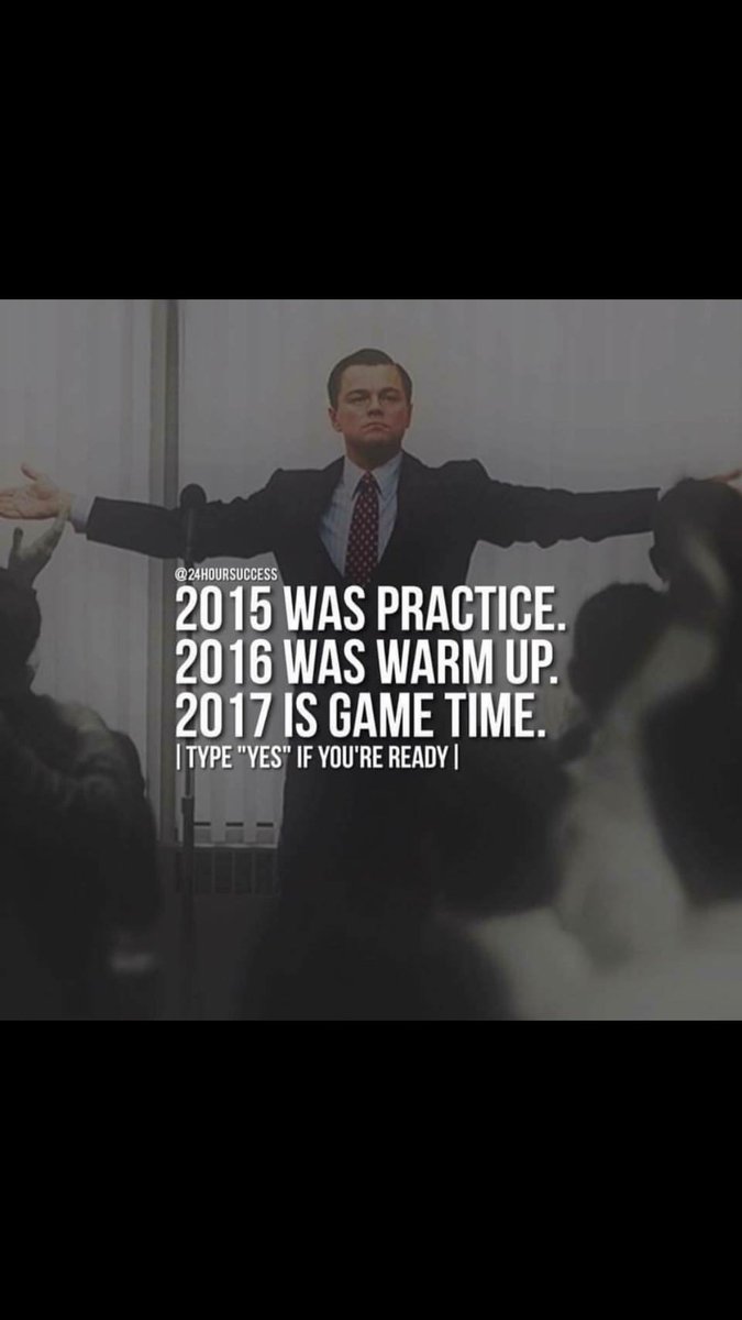 Game on!!! Bring it 2017!!