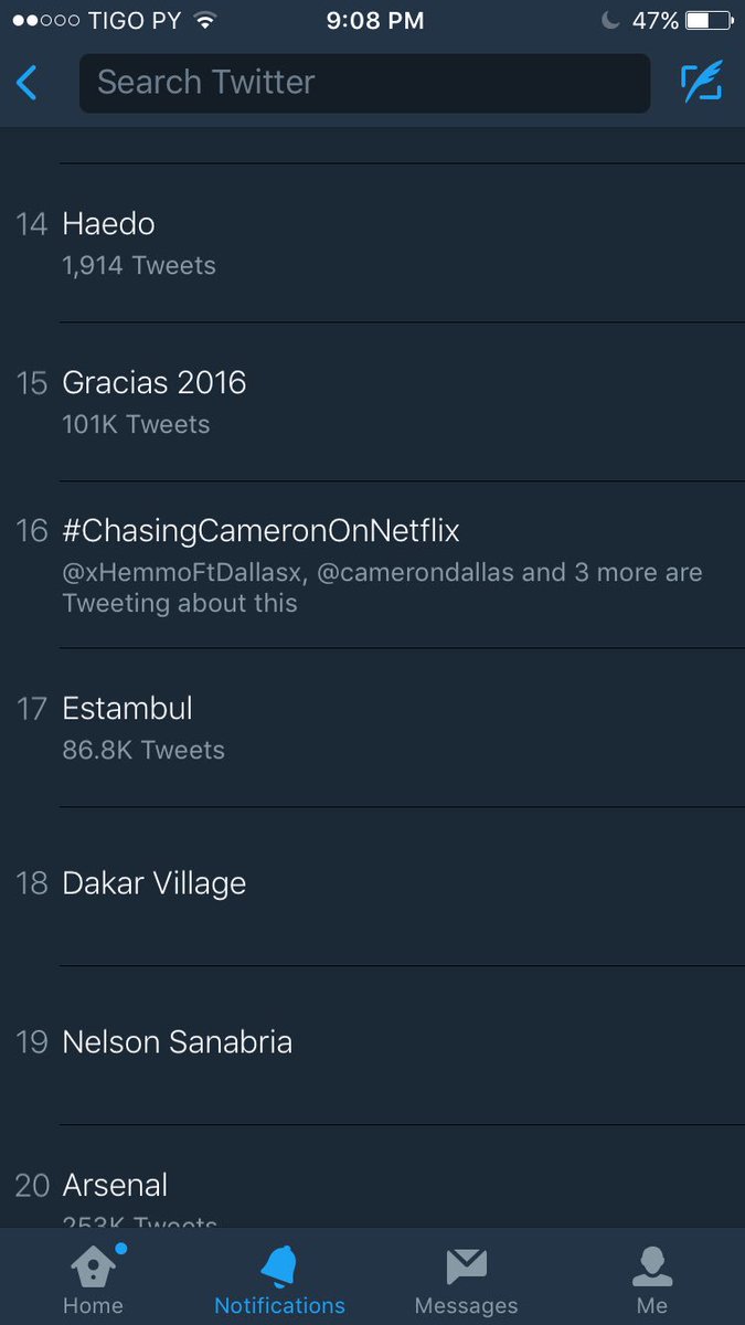 CameronDallasPy's tweet image. #ChasingCameronOnNetflix is now trending in Paraguay @camerondallas