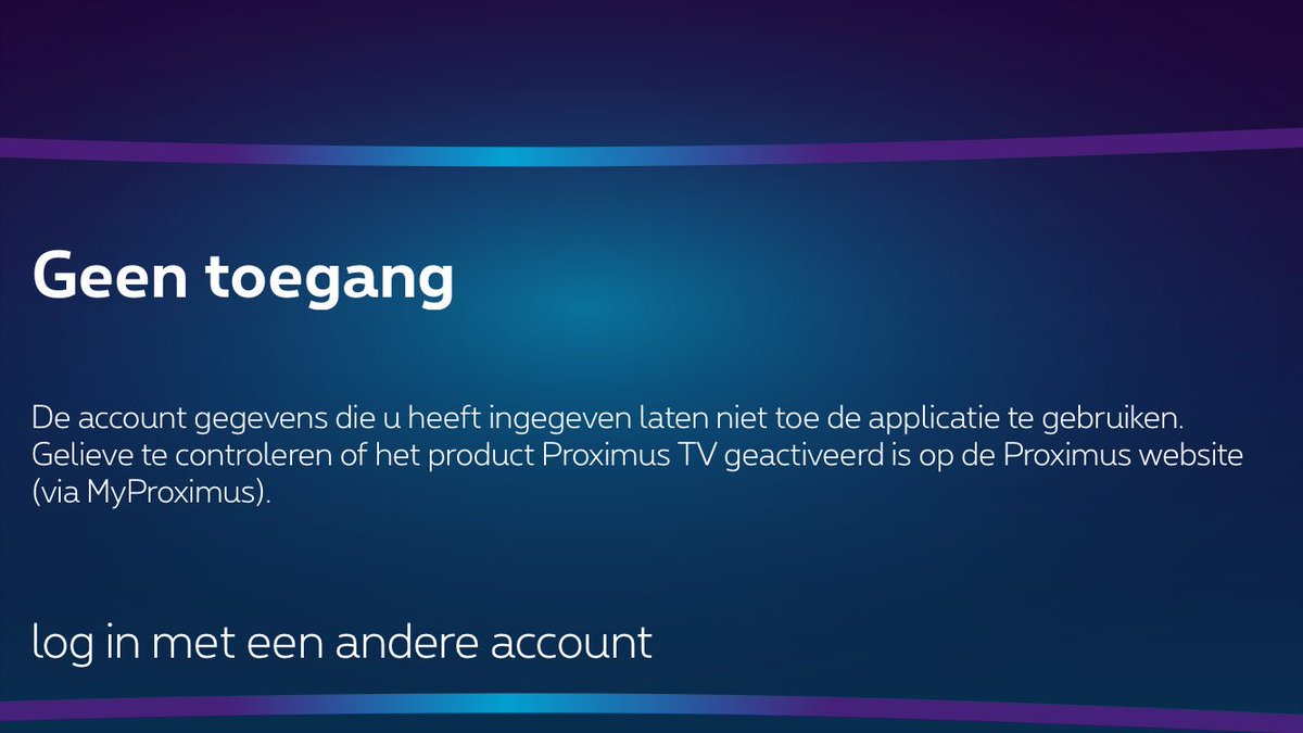 Evardios's tweet photo. @proximus Proximus tv is geactiveerd toch kan ik er niet op https://t.co/MROpPj5LWL